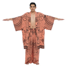 Load image into Gallery viewer, BALLPEN TATTOO SUNSET KIMONO
