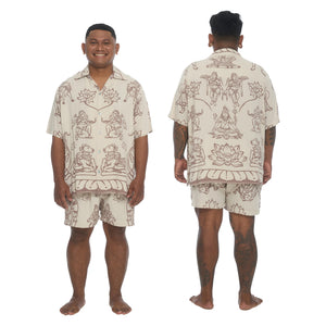 INDIAN BRUSH PAINT SHIRT