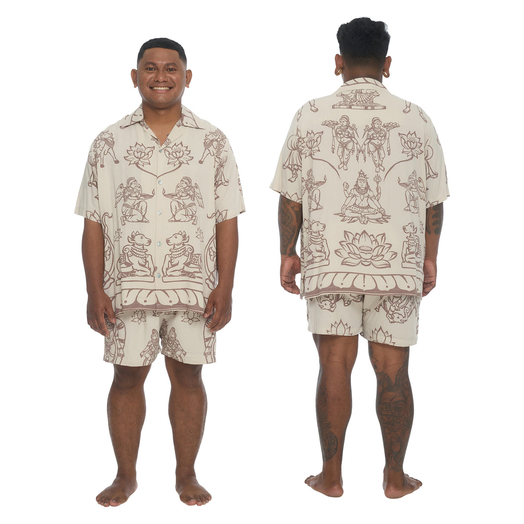 INDIAN BRUSH PAINT SHIRT
