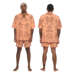 INDIAN BRUSH PAINT SHIRT