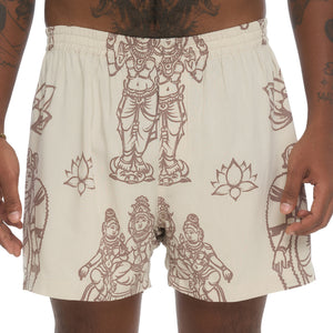 INDIAN BRUSHS PAINT BOXER SHIRT