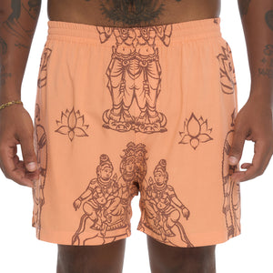 INDIAN BRUSHS PAINT BOXER SHIRT
