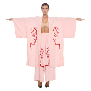 PUNJAB LADY SUNSET KIMONO
