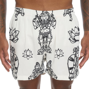 INDIAN BRUSHS PAINT BOXER SHIRT